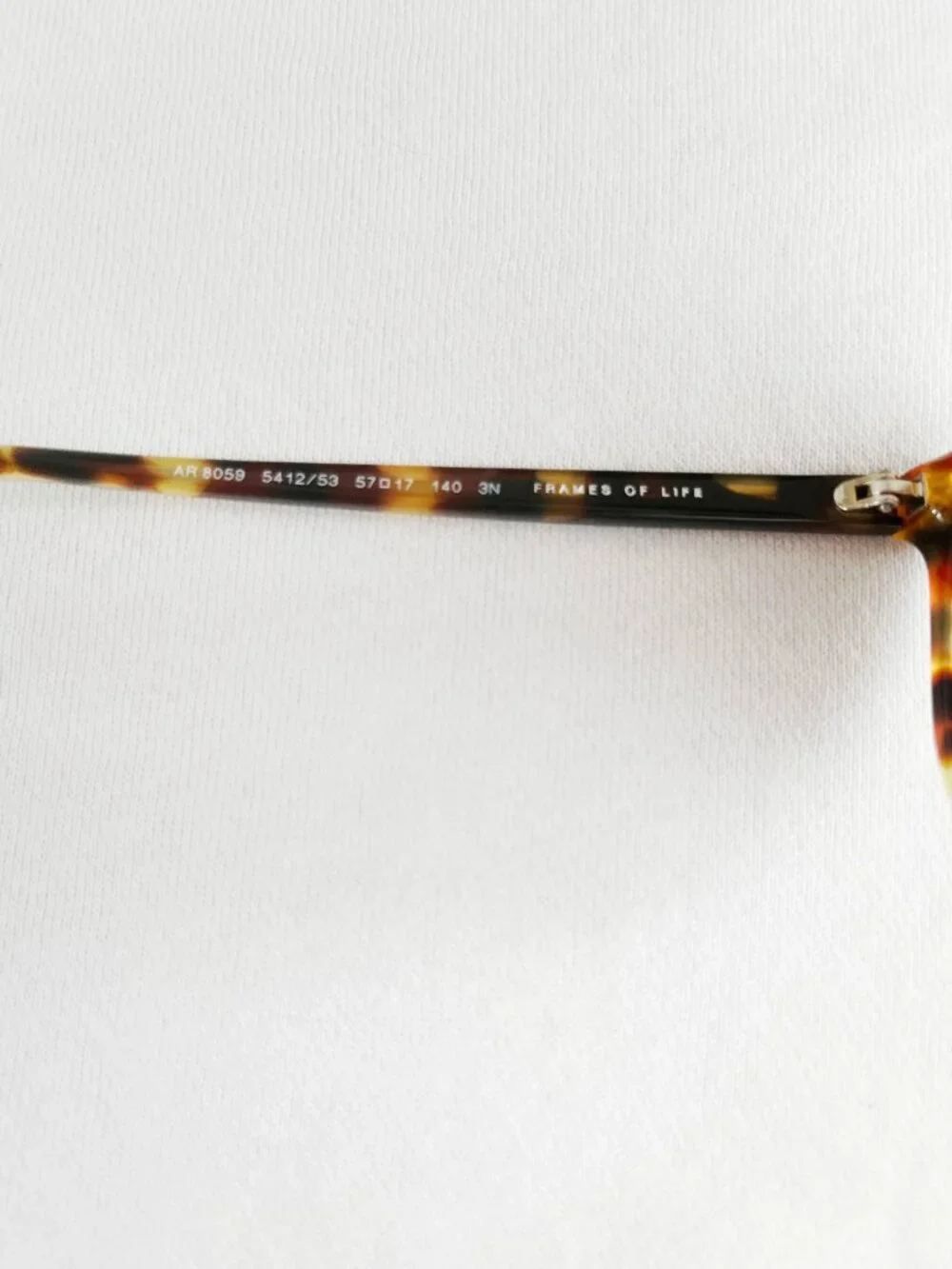GIORGIO ARMANI AR8059 5412/53 57MM SUNGLASSES Tortoise Frames